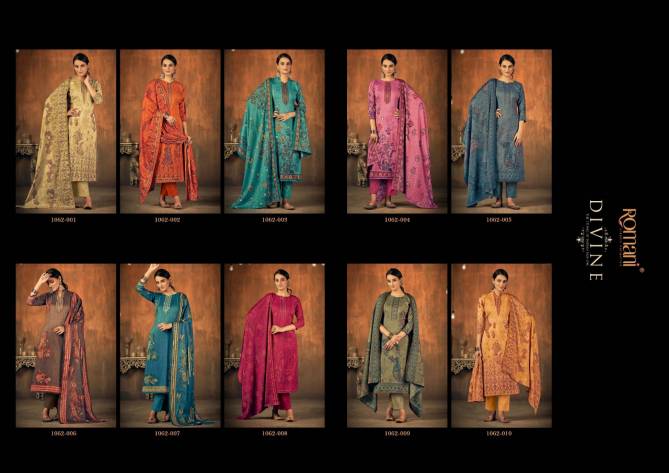 Romani Divine Winter Wear Wholesale Pashmina Dress Collection
